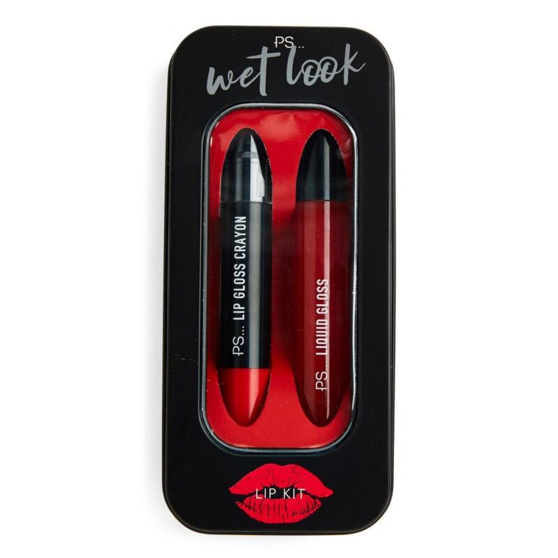 Ps... Wet Look Lip Kit - Duo Pack - Red